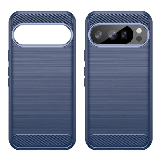 Калъф за Google Pixel 10 / 10 Pro - Techsuit - Carbon Silicone - Син
