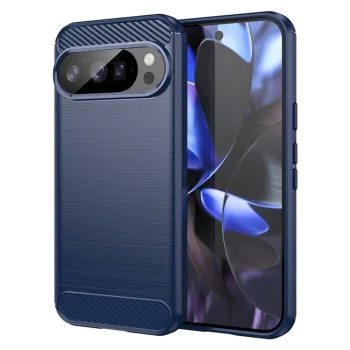Калъф за Google Pixel 10 / 10 Pro - Techsuit - Carbon Silicone - Син