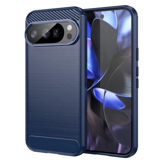 Калъф за Google Pixel 10 / 10 Pro - Techsuit - Carbon Silicone - Син