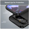 Калъф за Google Pixel 10 Pro XL - Techsuit - Carbon Silicone - Черен