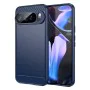 Калъф за Google Pixel 10 Pro XL - Techsuit - Carbon Silicone - Син