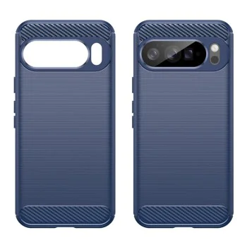 Калъф за Google Pixel 10 Pro XL - Techsuit - Carbon Silicone - Син
