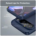 Калъф за Google Pixel 10 Pro XL - Techsuit - Carbon Silicone - Син