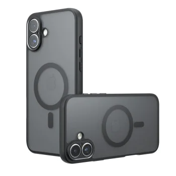 Калъф за iPhone 17 - PureFrost MagSafe - Черен