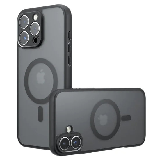 Калъф за iPhone 16 Pro Max - PureFrost MagSafe - Черен