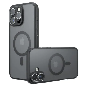 Калъф за iPhone 16 Pro - PureFrost MagSafe - Черен