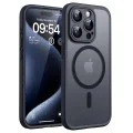 Калъф за iPhone 15 Pro - PureFrost MagSafe - Черен