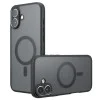 Калъф за iPhone 16 - PureFrost MagSafe - Черен