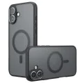 Калъф за iPhone 16 - PureFrost MagSafe - Черен