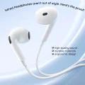 Слушалки – Baseus Encok CZ19 – Type-C, 13 мм драйвери, 60° полу-in-ear, всепосочен микрофон – Бял