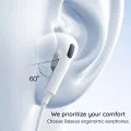 Слушалки – Baseus Encok CZ19 – Type-C, 13 мм драйвери, 60° полу-in-ear, всепосочен микрофон – Бял