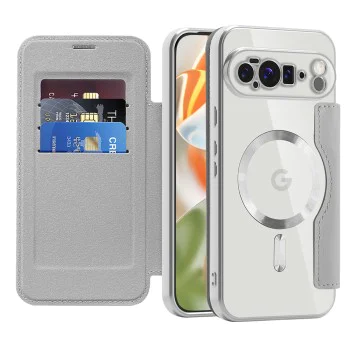 Калъф Камера за Google Pixel 10 Pro XL - SmartMag Book Case - Сив