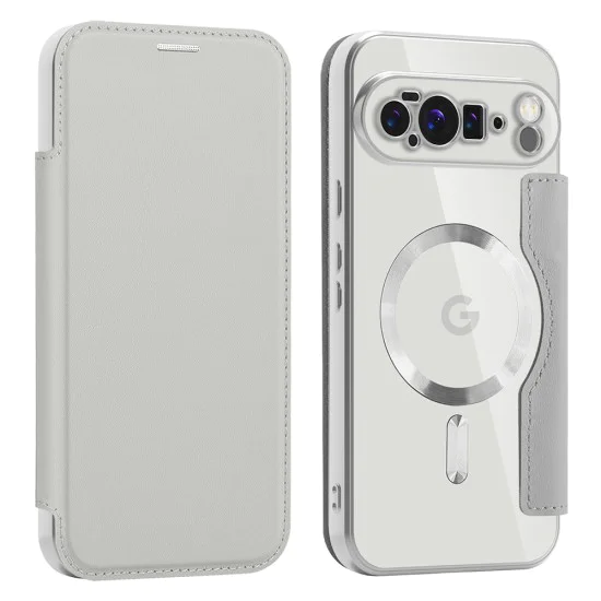 Калъф Камера за Google Pixel 10 Pro XL - SmartMag Book Case - Сив