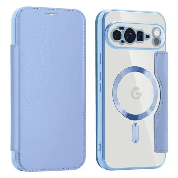 Калъф Камера за Google Pixel 10 Pro XL - SmartMag Book Case - Син