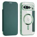 Калъф Камера за Google Pixel 10 Pro XL - SmartMag Book Case - Зелен