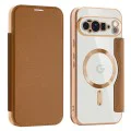 Калъф Камера за Google Pixel 10 Pro XL - SmartMag Book Case - Кафяв