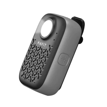 Havit - Безжичен високоговорител (SK868BT) - Bluetooth V5.4, 5W, 600mAh, IP67, TWS, Фенерче, Hands-free разговори, Type-C - Черен