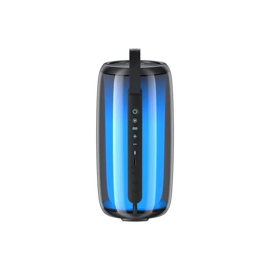Havit - Безжичен високоговорител (SK879BT) - USB-C, Bluetooth, TWS, RGB светлини, AUX, Micro SD, FM, IPX5, 8W, 1800mAh - Черен