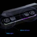 Havit - Безжична тонколона (SK772BT) - за игри, USB-C, Bluetooth 5.3, TWS, LED светлини, AUX, TF, USB, 10W, 1200mAh - Черна