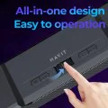 Havit - Безжична тонколона (SK772BT) - за игри, USB-C, Bluetooth 5.3, TWS, LED светлини, AUX, TF, USB, 10W, 1200mAh - Черна