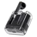 Havit - Безжични слушалки (TW981) - Type-C, Bluetooth 5.3, TWS, микрофон, прозрачен корпус, 13 мм драйвери, 300 mAh - Черни