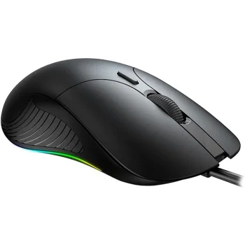 Havit - Геймърска мишка с кабел (MS1020WB) - с RGB светлини, 2400DPI, ергономичен дизайн, USB 5V - черна