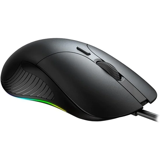 Havit - Геймърска мишка с кабел (MS1020WB) - с RGB светлини, 2400DPI, ергономичен дизайн, USB 5V - черна