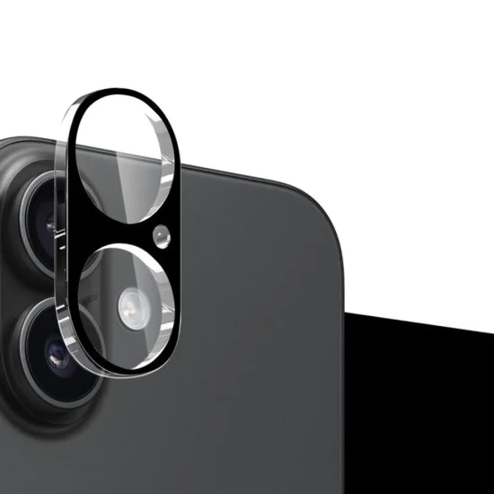 Протектор - Камера за iPhone 17 - Techsuit - Стъкло за цяла камера - Черен