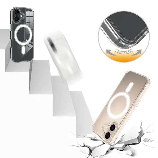 Калъф за iPhone 17 - Techsuit - MagSafe Pro - Прозрачен