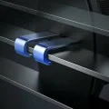 Baseus - Безжичен държач за вентилационен отвор на кола (C40141001111-00) - 15W, N52 магнити, 360°, околна светлина, Anti-Shake, мини размер - черен