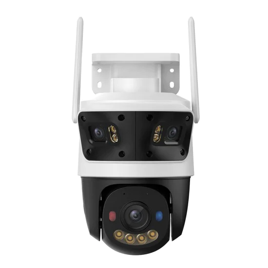 Imou - Външна камера Cruiser Triple (IPC-S7UP-11M0WED) - 3+3+5MP, Wi-Fi, 2xSD слот за карта, PT, нощно виждане, AOR режим - бяла