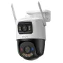 Imou - Външна камера Cruiser Dual 2 PRO (IPC-S7XFP-8U0WED) - 4+4MP, AI IMOU SENSE, Wi-Fi 6, Двоен IR, PT, Аларма, IP65 - Бяла