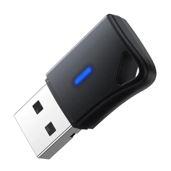 Baseus - Безжичен адаптер Encok BA04+ (A10082600121-00) - за Windows, Bluetooth 5.4, Plug&Play, Ултра ниска латентност - Черен
