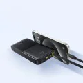 Baseus - Power Bank Bipow 2 (P10077101113-00) - с вграден USB-C кабел, Type-C, USB, Smart Display, 10000mAh, 20W - Черен