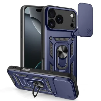 Калъф за iPhone 17 Pro Max - Techsuit - CamShield Series - Син