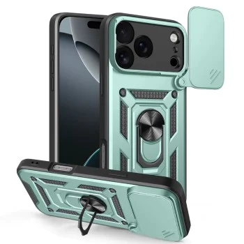Калъф за iPhone 17 Pro Max - Techsuit - CamShield Series - Зелен