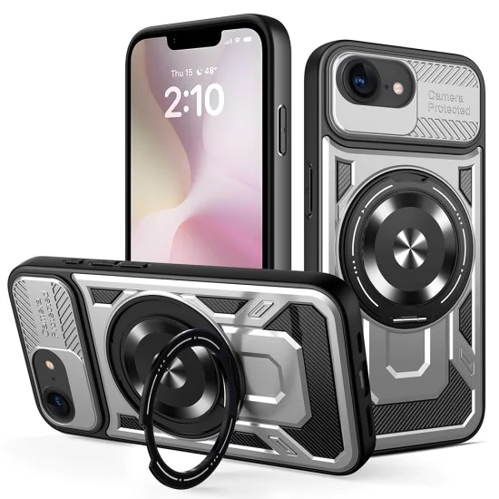 Калъф за iPhone 16e - RuggedCam - Сив