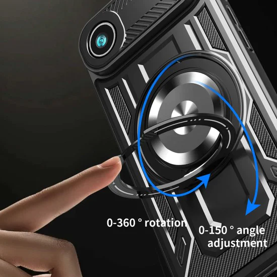 Калъф за iPhone 17 Air - RuggedCam - Черен