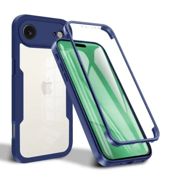 Калъф за iPhone 17 Air - Techsuit - ColorVerse 360 ​​Series + Screen Protector - Син