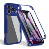 Калъф за iPhone 17 Pro Max - Techsuit - ColorVerse 360 ​​Series + Screen Protector - Син
