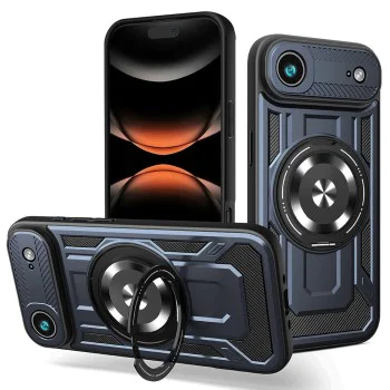 Калъф за iPhone 17 Air - RuggedCam - син