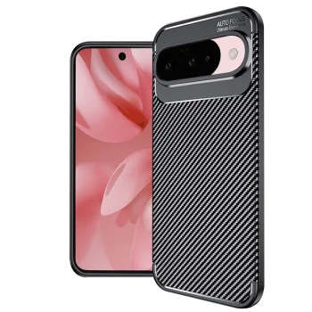 Калъф за Google Pixel 10 / 10 Pro - Techsuit - CarbonFiber - Черен