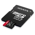 Adata - Карта памет (AUSDX256GUI3V30SHA2-RA1) - MicroSDXC, Адаптер, Клас 10, UHS-I V30, 256GB, Четене 100MB/s - Черна