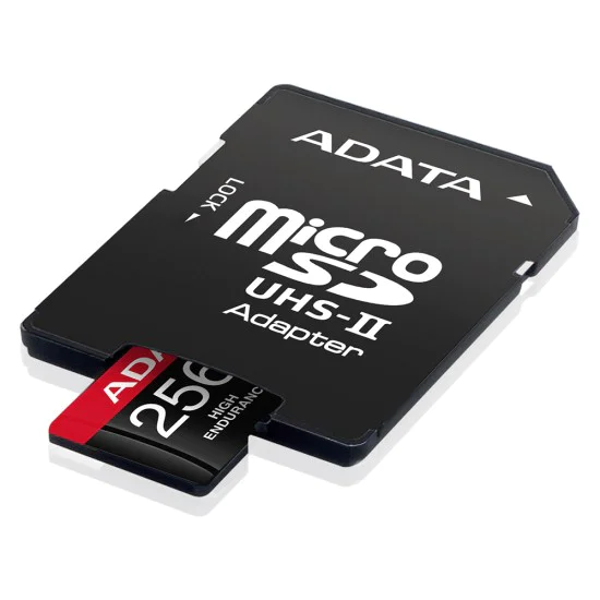 Adata - Карта памет (AUSDX256GUI3V30SHA2-RA1) - MicroSDXC, Адаптер, Клас 10, UHS-I V30, 256GB, Четене 100MB/s - Черна