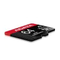 Adata - Карта памет (AUSDX64GUI3V30SHA2) - MicroSDXC с адаптер, Клас 10, UHS-I U3, V30, 64GB, Четене 100MB/s - Черна
