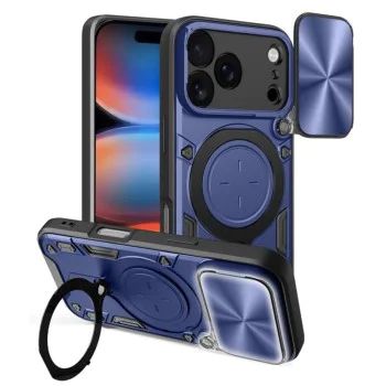 Калъф за iPhone 17 Pro Max - Techsuit - CamGuard Pro - Син
