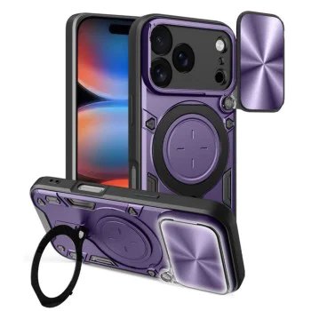 Калъф за iPhone 17 Pro Max - Techsuit - CamGuard Pro - Лилав