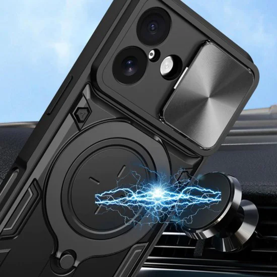 Калъф за iPhone 17 - Techsuit - CamGuard Pro - Черен
