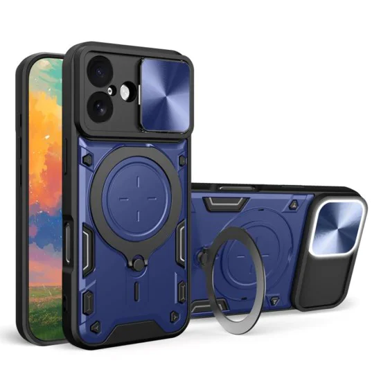 Калъф за iPhone 17 - Techsuit - CamGuard Pro - Син
