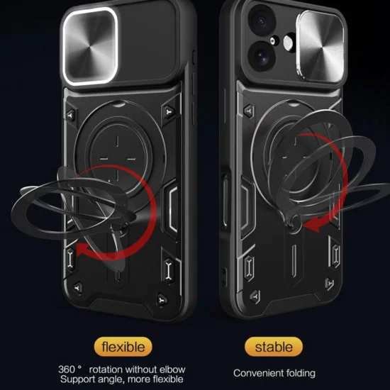 Калъф за iPhone 17 - Techsuit - CamGuard Pro - Син